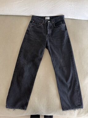 AGOLDE 90’s crop black jeans
